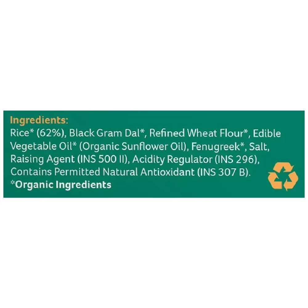 Organic Tattva Organic Uttapam Ready Mix - Crispy, Source Of Protein, Zero Cholesterol, 200 g Mono Carton-3.webp